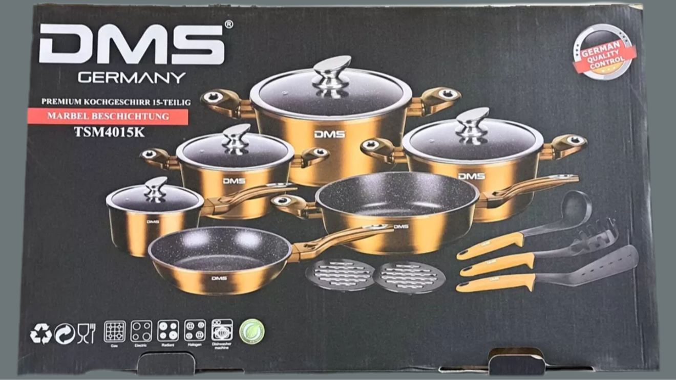 DMS Induktion Kochgeschirr Set - 15-teilig