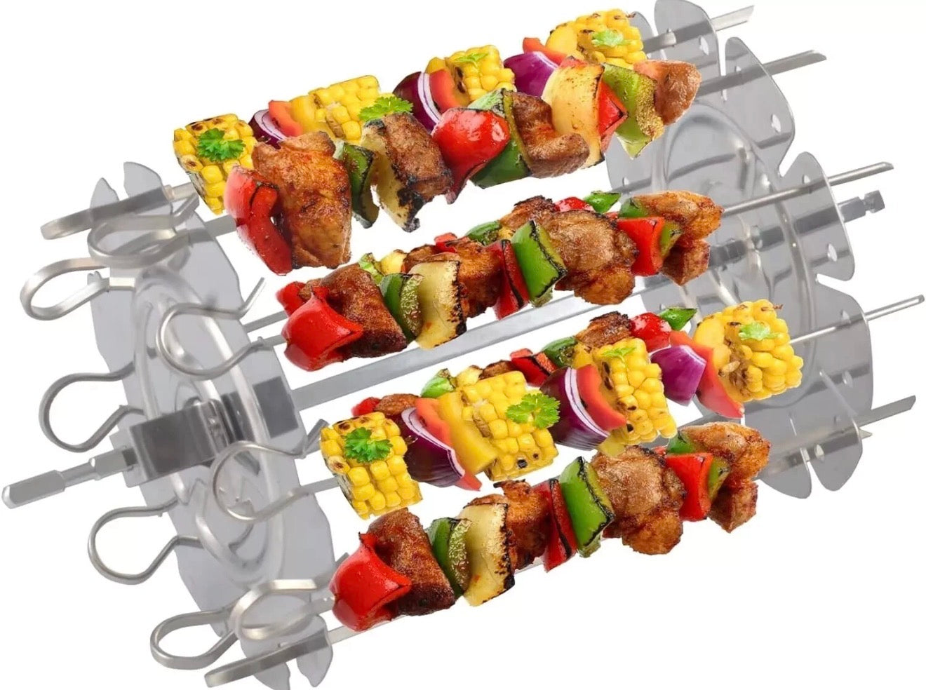 DMS XXXL 12 Liter Heißluftfritteuse Fritteuse Backofen Heißluftgrill Drehgrill