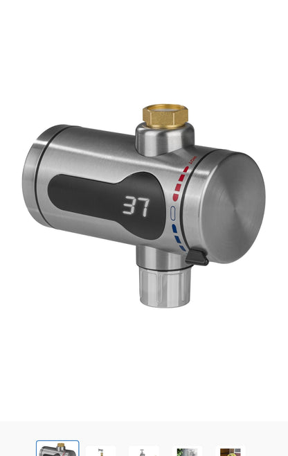 MAXXMEE Kompakter Durchlauferhitzer – Edelstahl-Wasserhahn für sofort heißes Wasser