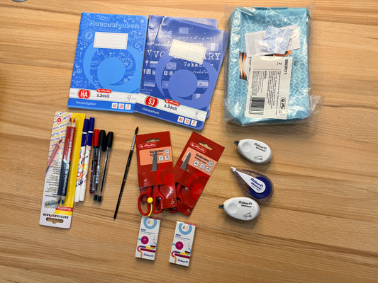 Marken-Schul- & Büroset – hochwertige Markenartikel (Beispielbild)